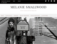 Tablet Screenshot of melaniesmallwood.co.uk